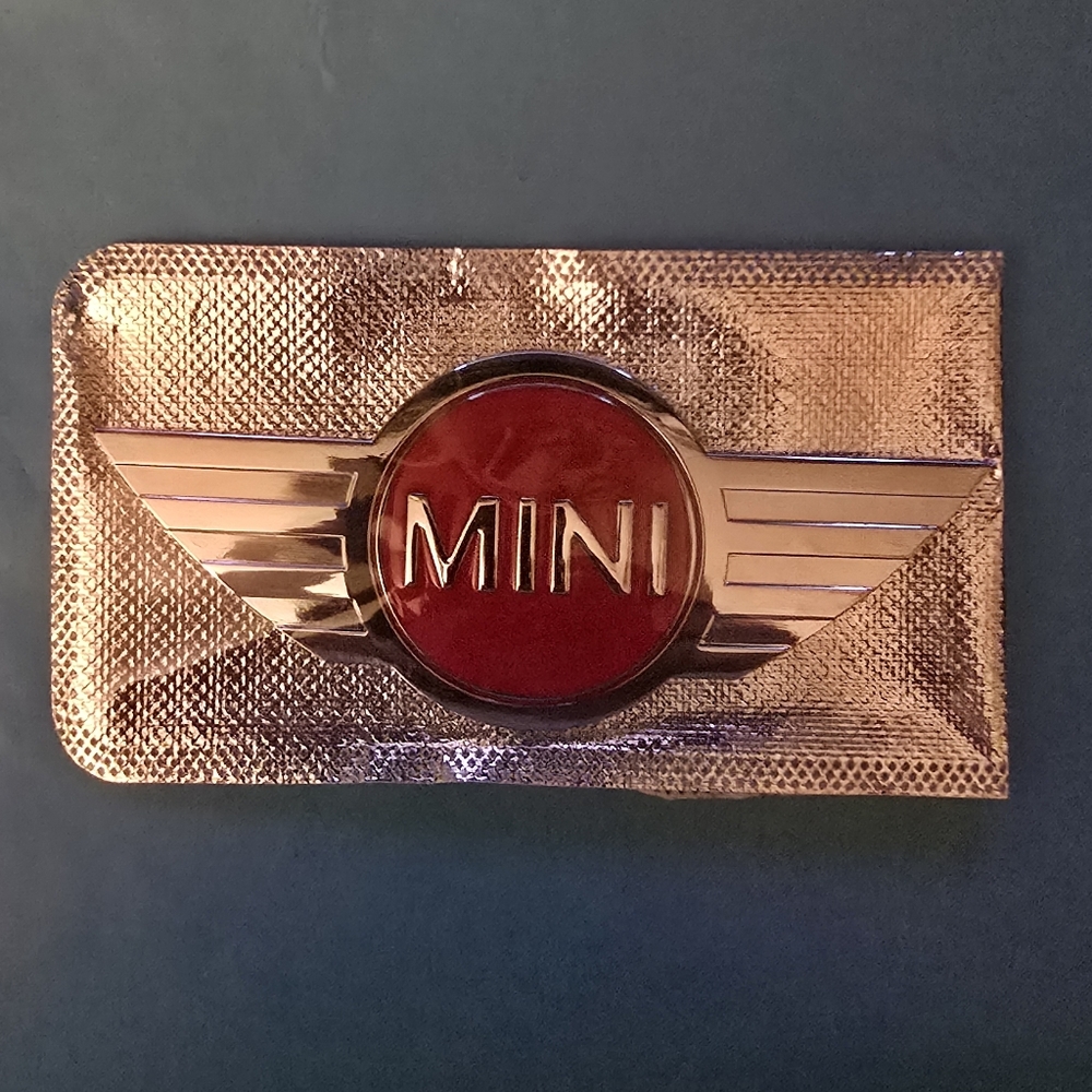 Mini Cooper Metal Logo Car Body Badge Sticker Rear Trunk Boot Emblem - Picture 5 of 5